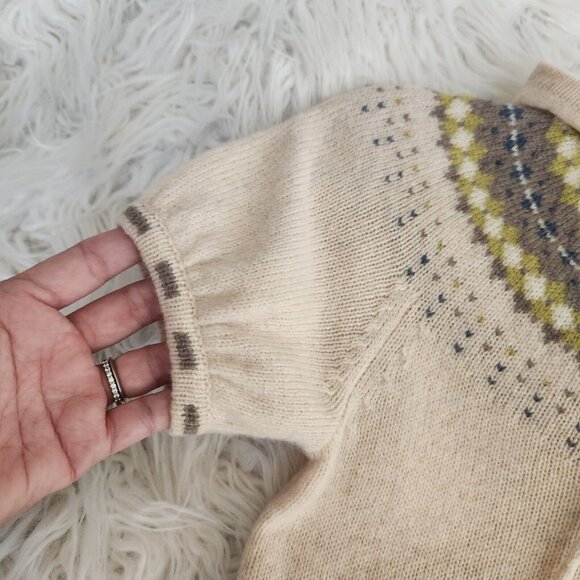 Vtg Y2K MOSSIMO Womens XS Lambs Wool Blend Knit Hooded Sweater NWT Deadstock - Picture 13 of 14